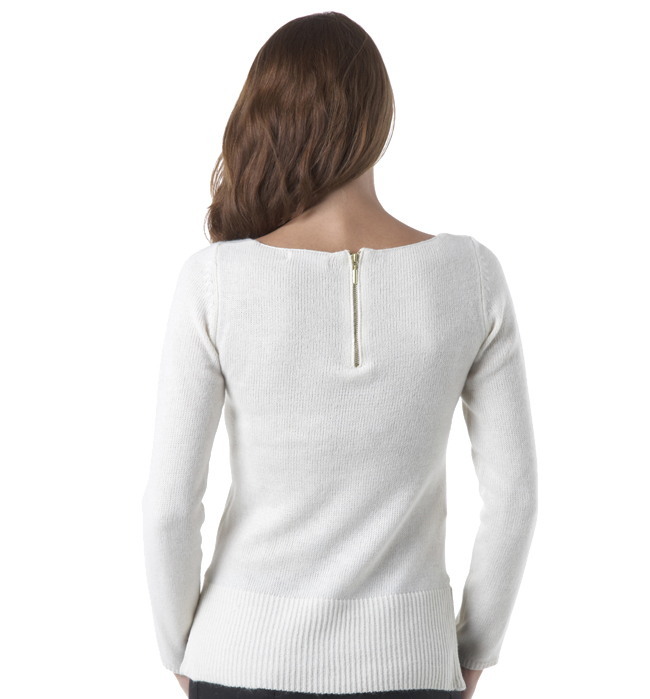 Promod fehér kötött pulóver 2012 fotója