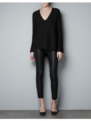 Zara fekete pulóver