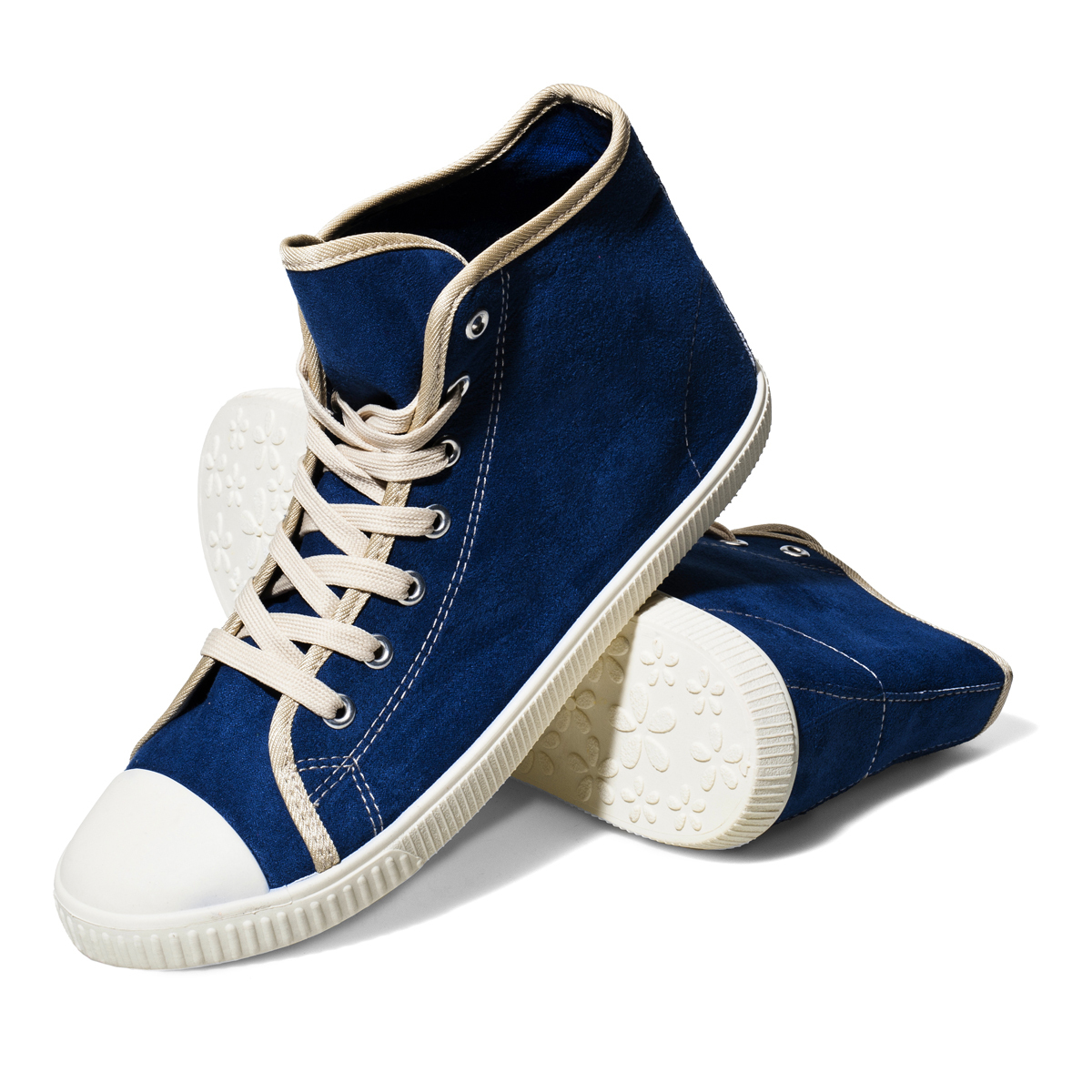 New Yorker Accessoires kék-fehér női tornacipő fotója