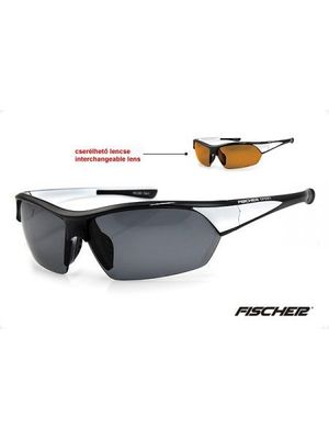 Fischer fekete kerékpáros divatos szemüveg napszemüveg