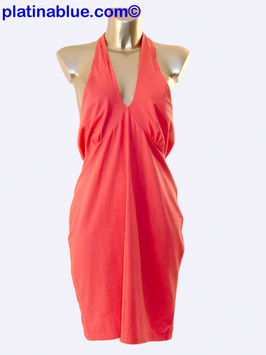 Quelle pink női pamut ruha ruha fotója
