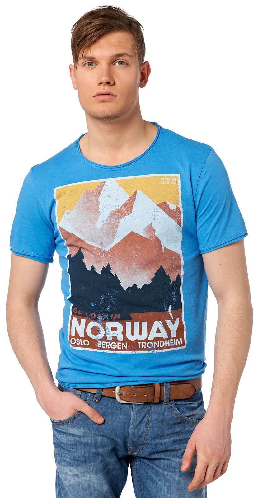 Tom Tailor kék Norway póló fotója