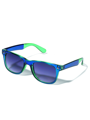 New Yorker kék-zöld színes napszemüveg
