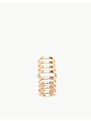 Bershka aranyszínű gyűrű