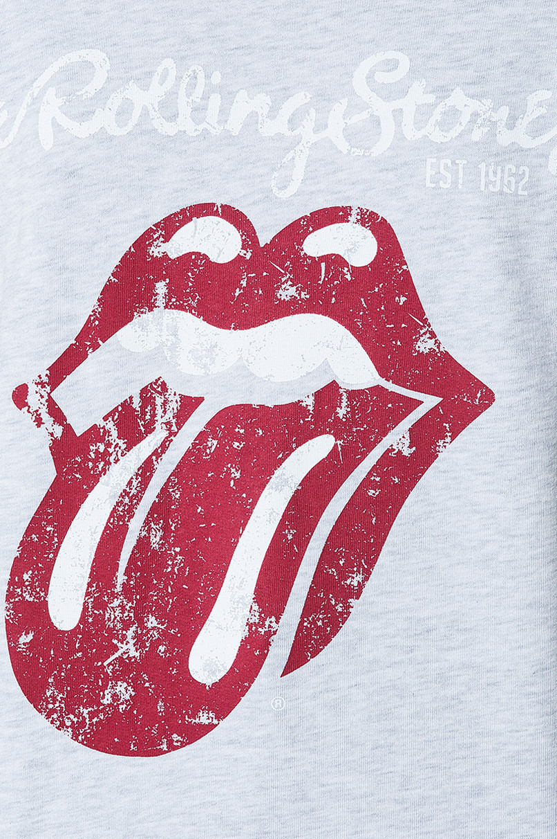 Tally Weijl szürke "Rolling Stones" nyomatos pulóver 2014.4.10 fotója