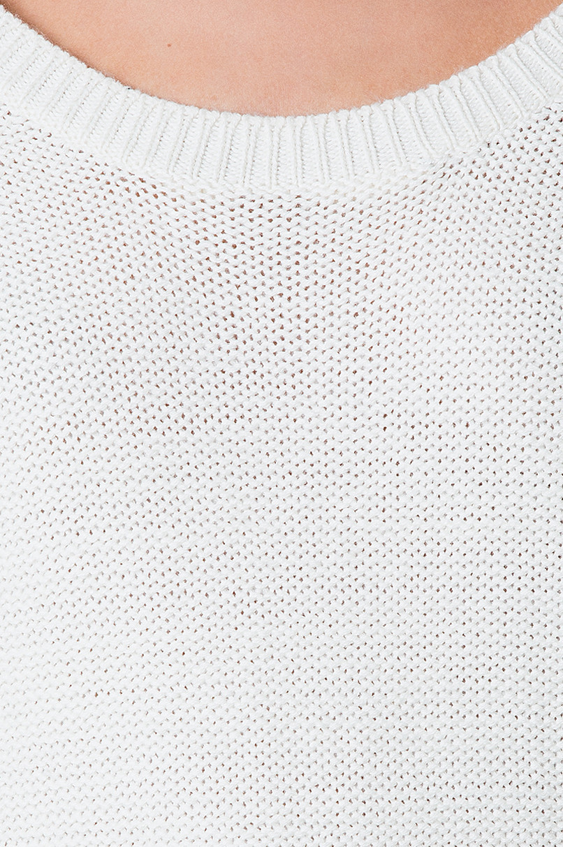 Tally Weijl fehér kötött pulóver ruha 2014.4.10 fotója