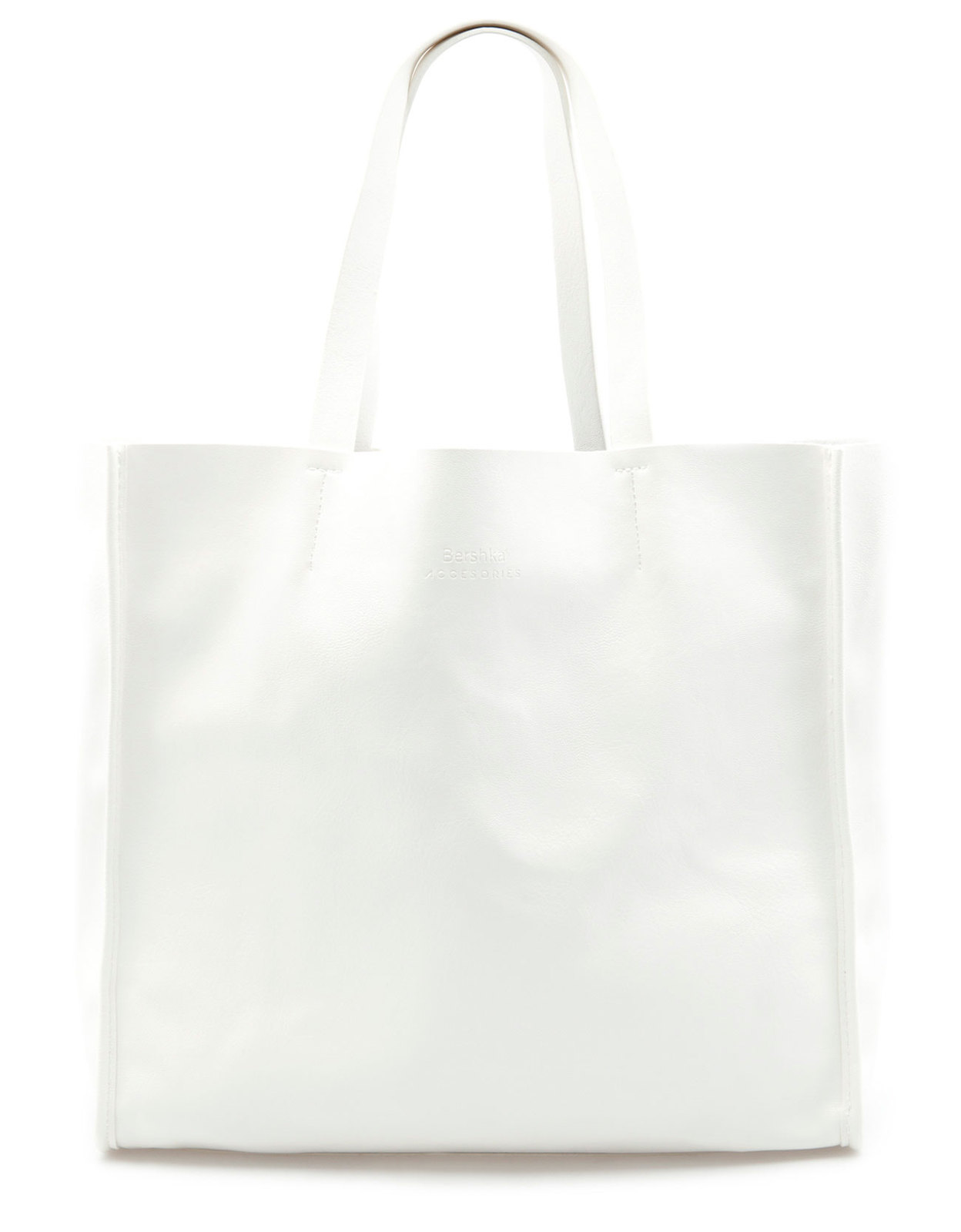 Bershka fehér bevásárló táska fotója