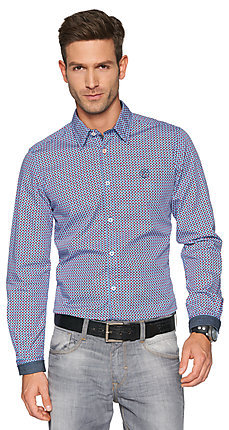 Tom Tailor aprómintás kék ing fotója