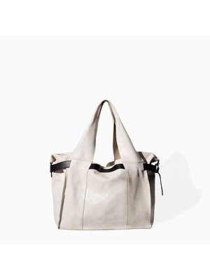 Zara fehér bőr táska