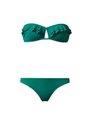 Calzedonia zöld hátul pántos női bikini
