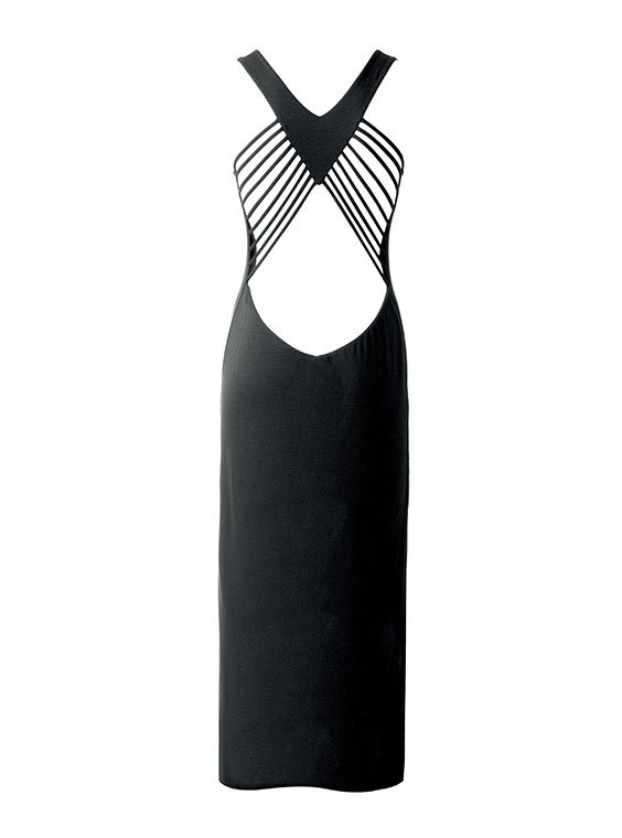 Calzedonia fekete női ruha fotója