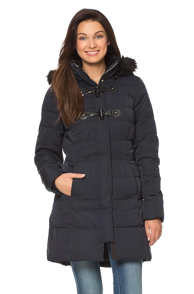 Orsay női sportos sötétkék kapucnis kabát fotója