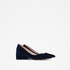 Zara kék női bársony cipő