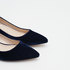 Zara kék női bársony cipő