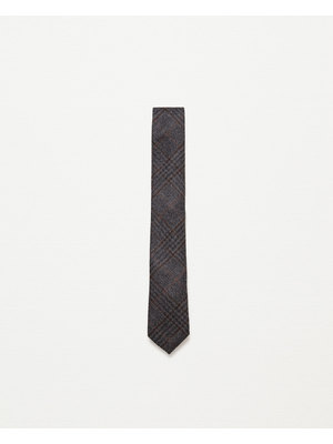Zara divatos férfi kockás nyakkendő