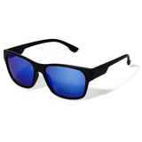 New Yorker férfi műanyag keretes napszemüveg kék lencsével