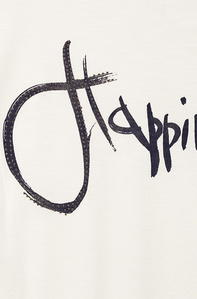 Orsay "Happiness" feliratos fehér T-shirt 2015.02.22 #72754 fotója