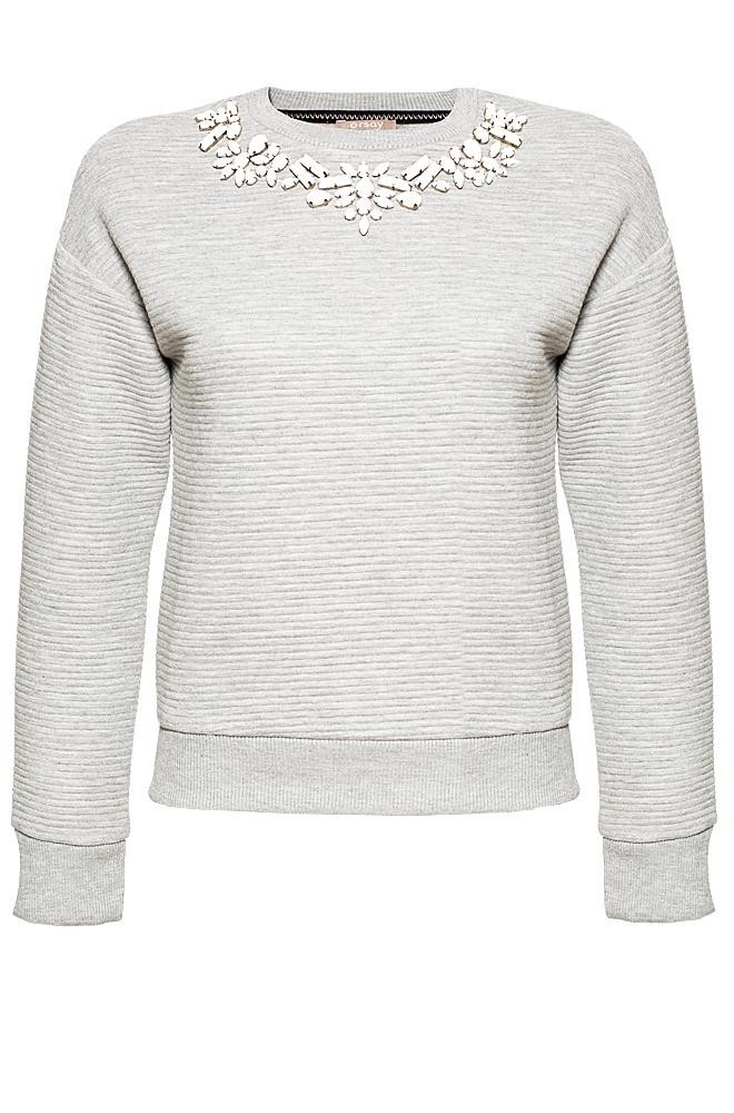 Orsay női szürke strasszos pulóver 2015.02.22 fotója