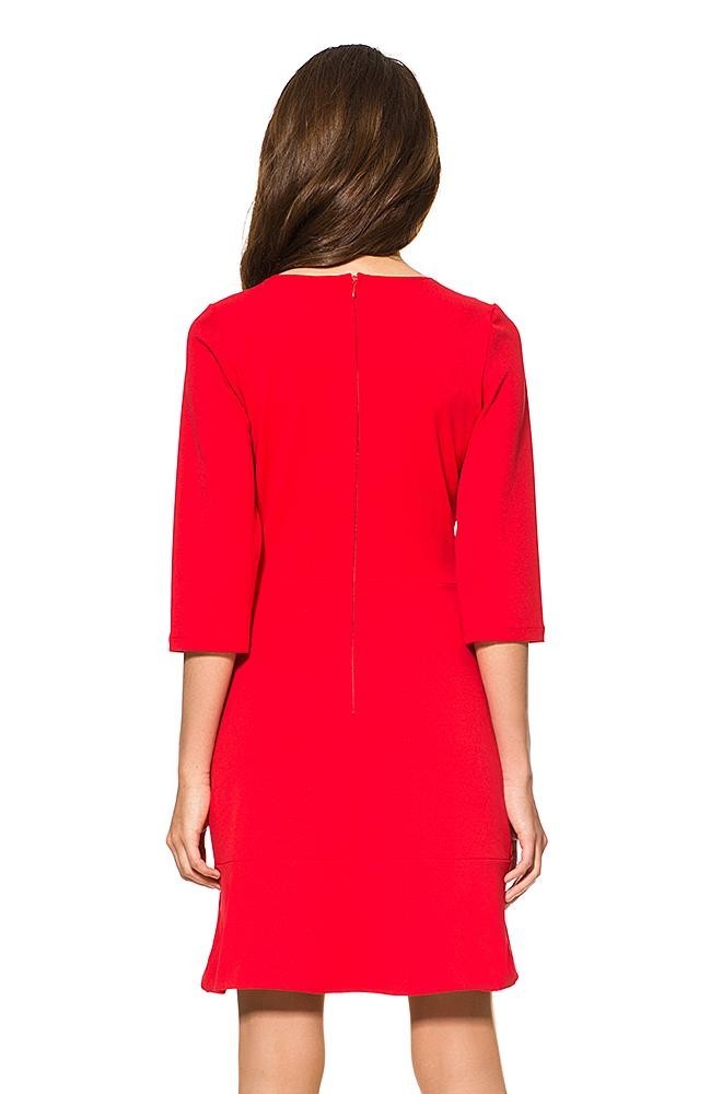 Orsay piros térdig érő ruha 2015 fotója