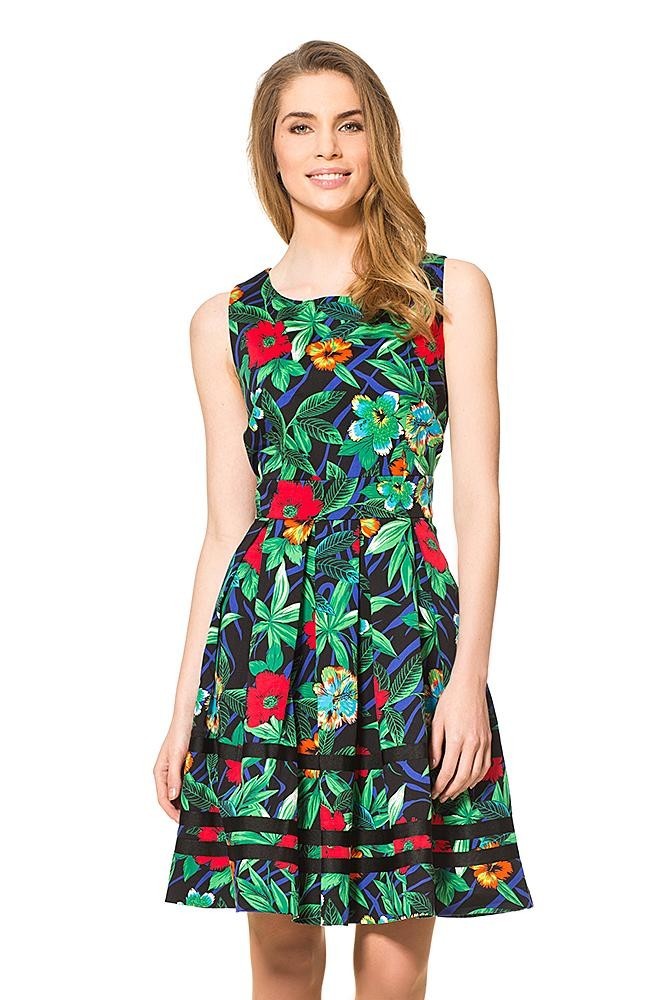 Orsay virágos térdig érő ruha fotója