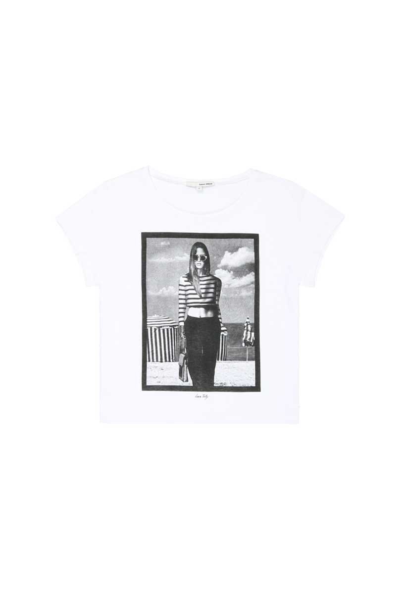 Tally Weijl fehér "Model" grafikás T-Shirt fotója