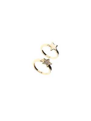Tally Weijl aranyozott "Star" gyűrűk