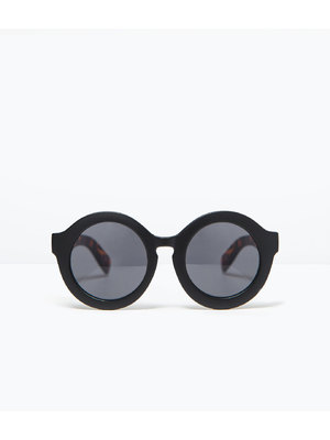 Zara köralakú napszemüveg teknőcmintás szárral