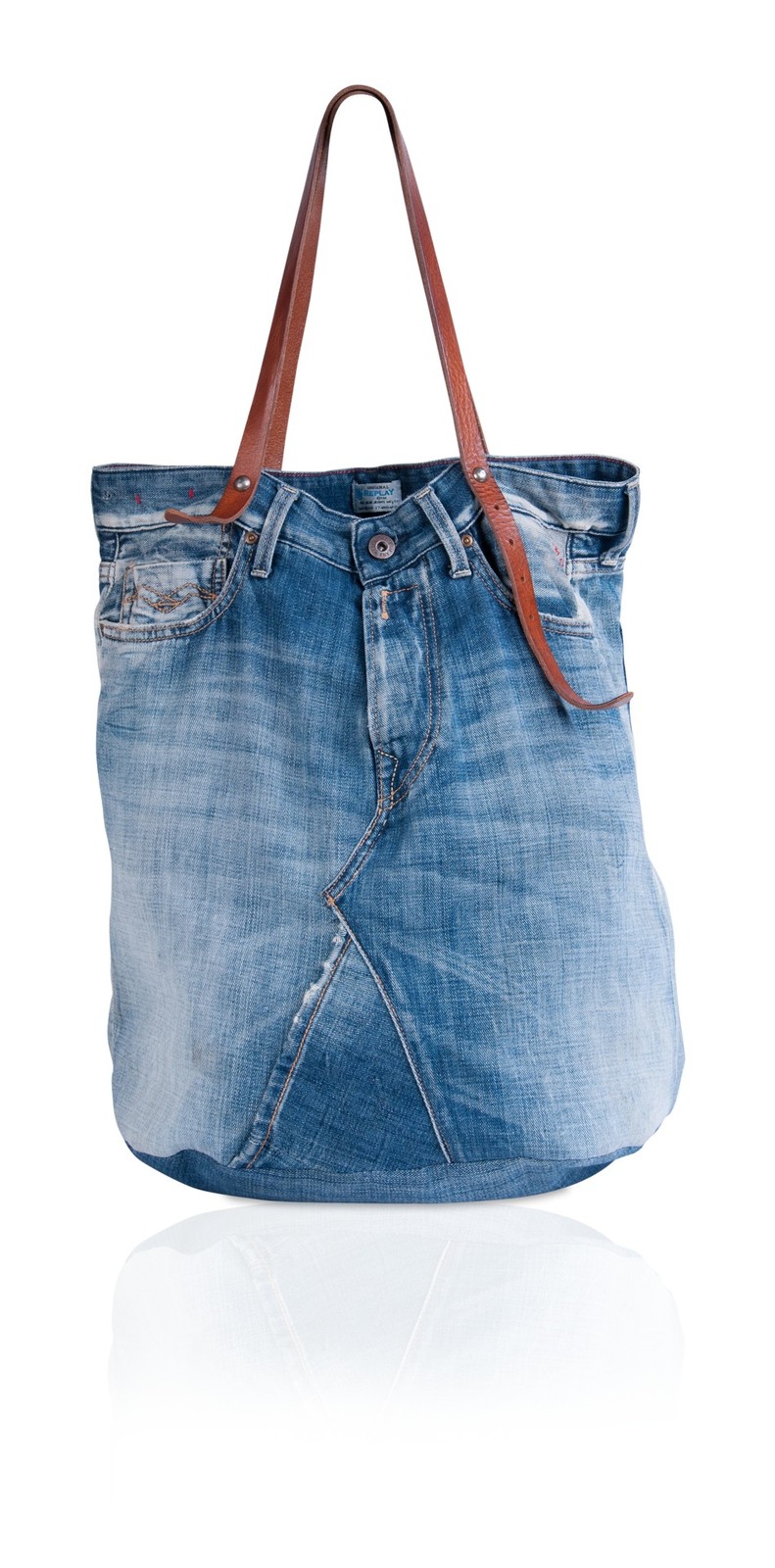 Replay női kék farmer táska fotója