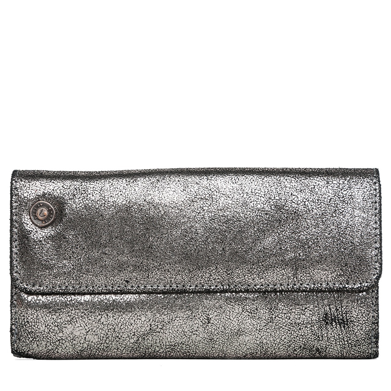 Replay fémes ezüst színű bőr pénztárca fotója