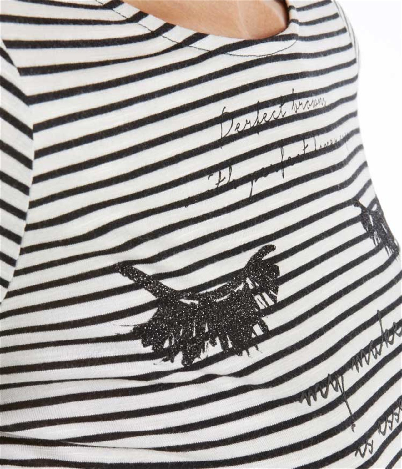 Camaieu női csíkos t-shirt 2015.03.02 fotója