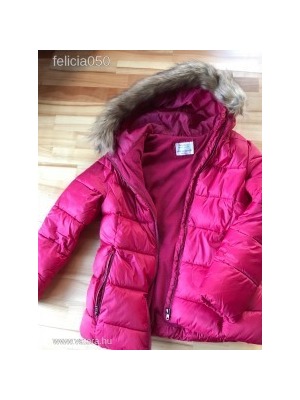 Zara pink kabát, 152, 11-12 évesre, kapucnis, Szfváron << lejárt 604954