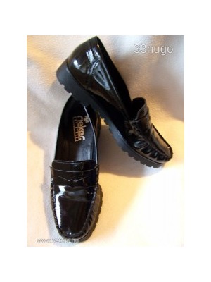 Rieker Antistress lakk kényelmes fekete cipő 40 -es << lejárt 599295