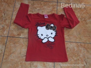Újszerű Hello Kitty mintás póló 128-as méretben (8 év) << lejárt 924139 fotója