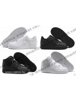 Nike Air Force One 1 férfi női cipő 36-46 fehér fekete low mid high magasszárú alacsonyszárú AF1 << lejárt 41500