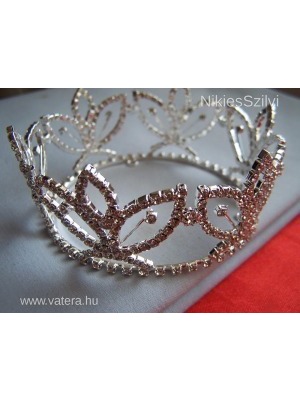 Menyasszonyi fejdísz tiara korona kristály VAN << lejárt 414720