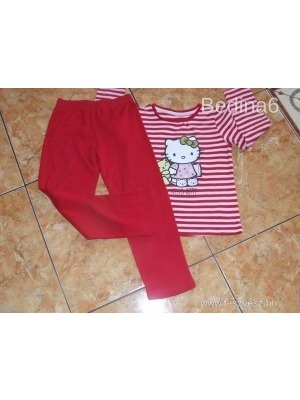 Hello Kitty mintás pizsama 110-116-os méretben (5-6 év) << lejárt 940583