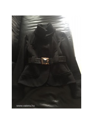 Guess by Marciano fekete elegáns szövet kabát övvel << lejárt 664840