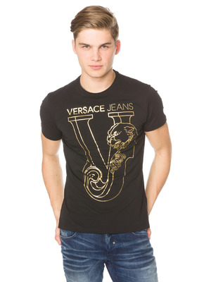 Versace Jeans Póló XL, Fekete << lejárt 591986