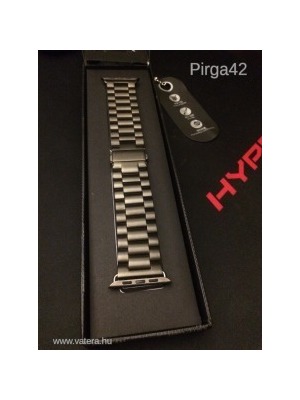 Hoco - Grand Series 3 soros fém rozsdamentes acél óraszíj Apple Watch 42mm - fekete << lejárt 871092