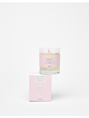 Bershka White Flower scented candle