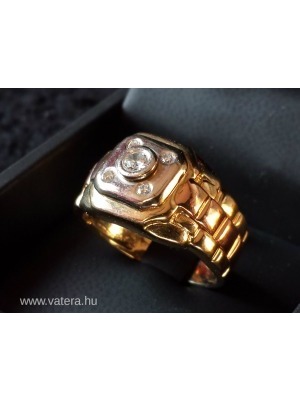 Rolex arany gyémánt pecsét gyűrű << lejárt 563219