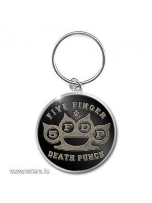 Five Finger Death Punch - Standard Keychain - Brass Knuckle . fém kulcstartó << lejárt 474961