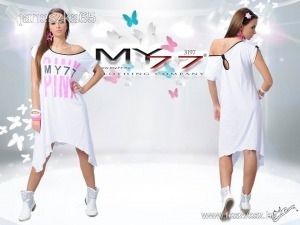 My77 fehér, oldalt hosszabb ruha << lejárt 985506 fotója