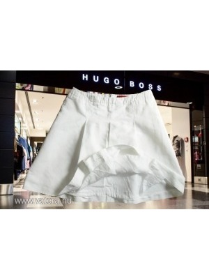 Hugo Boss - pamut-len fehér A vonalú luxus szoknya 40-42 Újszerű << lejárt 913401