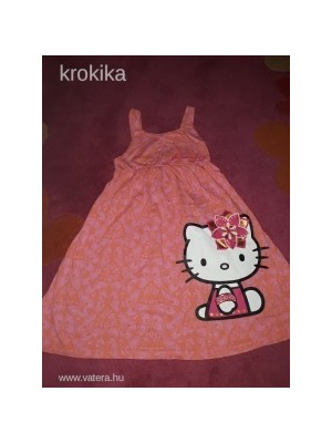 H&m Hello Kitty pillangós ruha tunika rosé aranyal kb.3-4 év << lejárt 456228