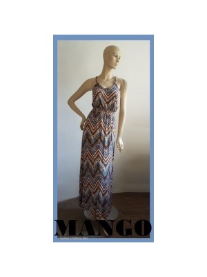 MANGO * Gyönyörű, görög stílusú, lágy esésű, dekoratív maxi-ruha * 0151 << lejárt 822631