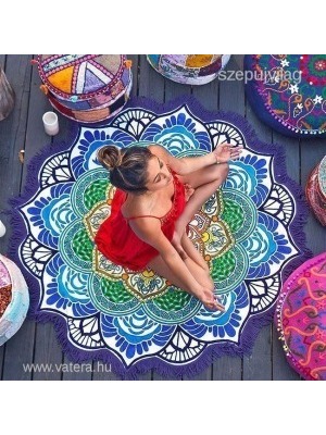 KÉSZLETEN Chakra Mandala Lótuszvirág kendő jógaszőnyeg strandkendő strand jóga szőnyeg Csakra << lejárt 673636