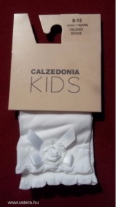 Calzedonia zokni gyerek fehér masnis fehér 5-8 9-13 év ÚJ ! << lejárt 646374 fotója