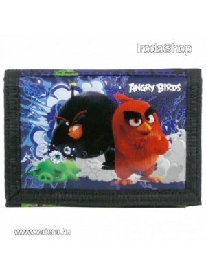 Angry Birds tépőzáras pénztárca kék-fekete << lejárt 715932