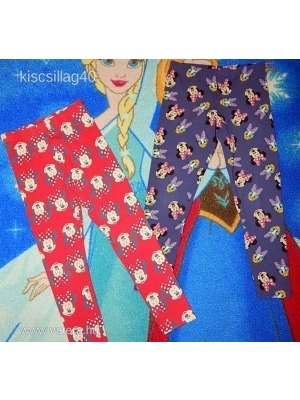 Disney Minnie, F&F, Hello Kitty, virágos, csillagos pamut leggings csomag, 8 db, 116-122 << lejárt 145893